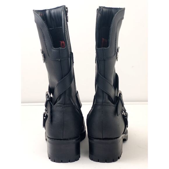 Harley Davidson Amber Motorcycle Boots - Round Toe | Women's Sz 7.5 - Picture 3 of 11